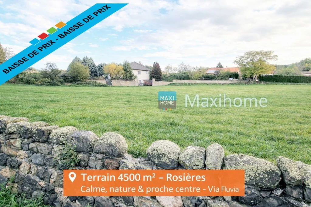 terrain - terrain à vendre - rosières - haute loir