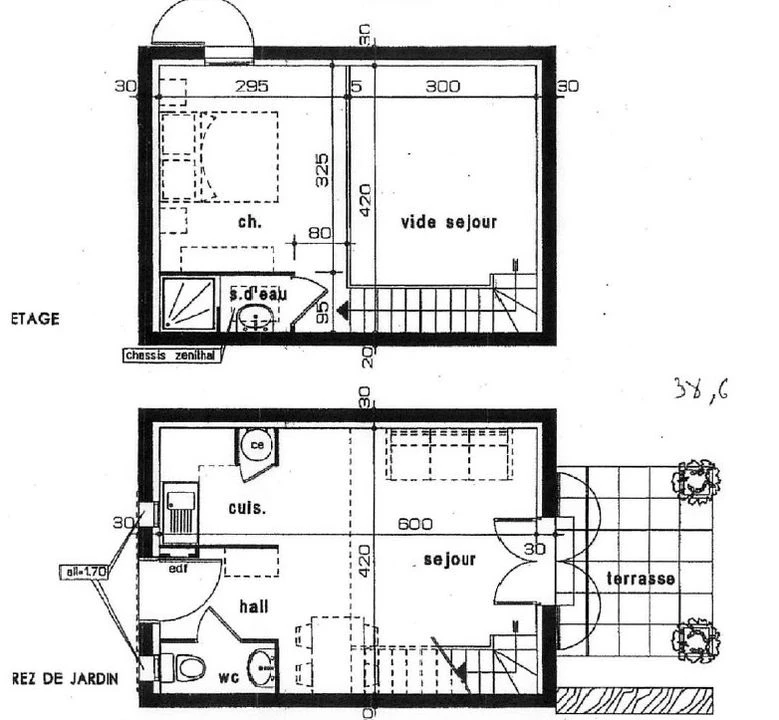 #appartement #t2 #terasse #gers #meublé #barbotanl