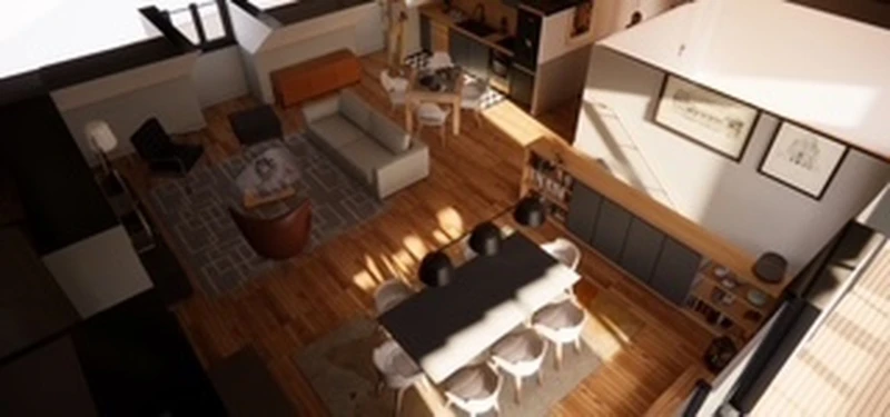 garage calme résidence chambre WC