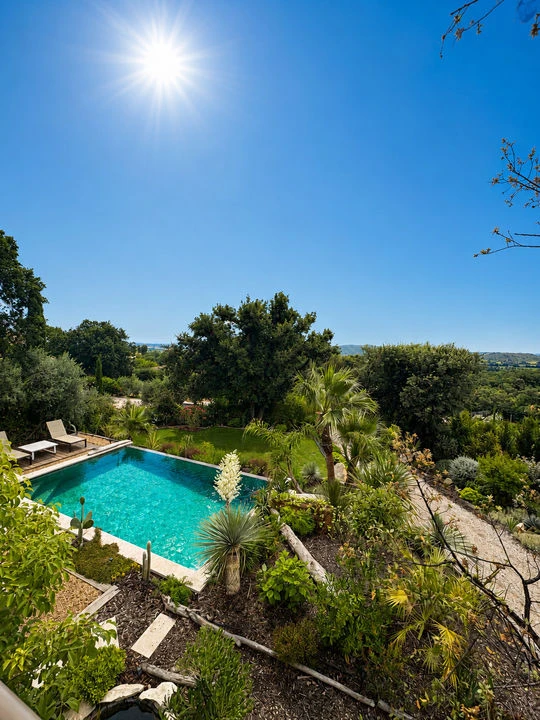Rochefort du gard-villa vue 185m2-1400m²terrain