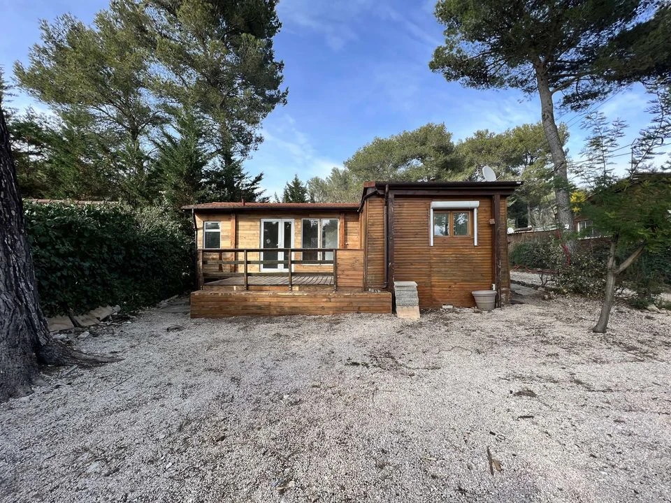 Mobil-home, terrain, habitation legere, chalet, 3