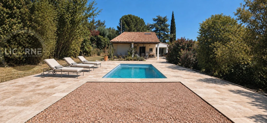Côté piscine