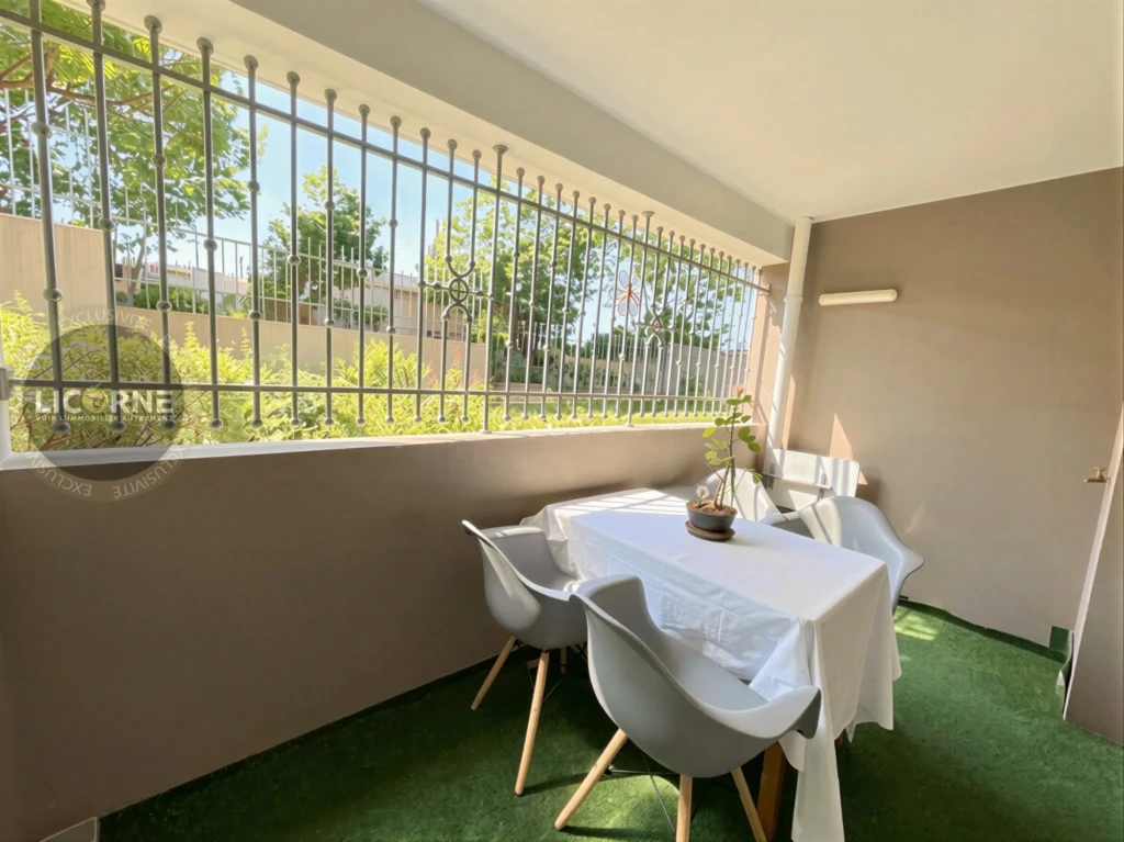 Terrasse côté salon