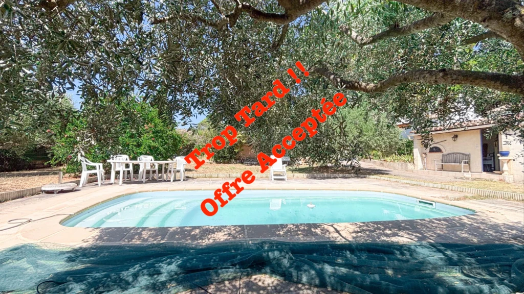 Maison provençale T4 de plain pied avec piscine et dépendance aménagée, sur 1500m² de terrain - 83470 Seillons Source d'Argens n°9