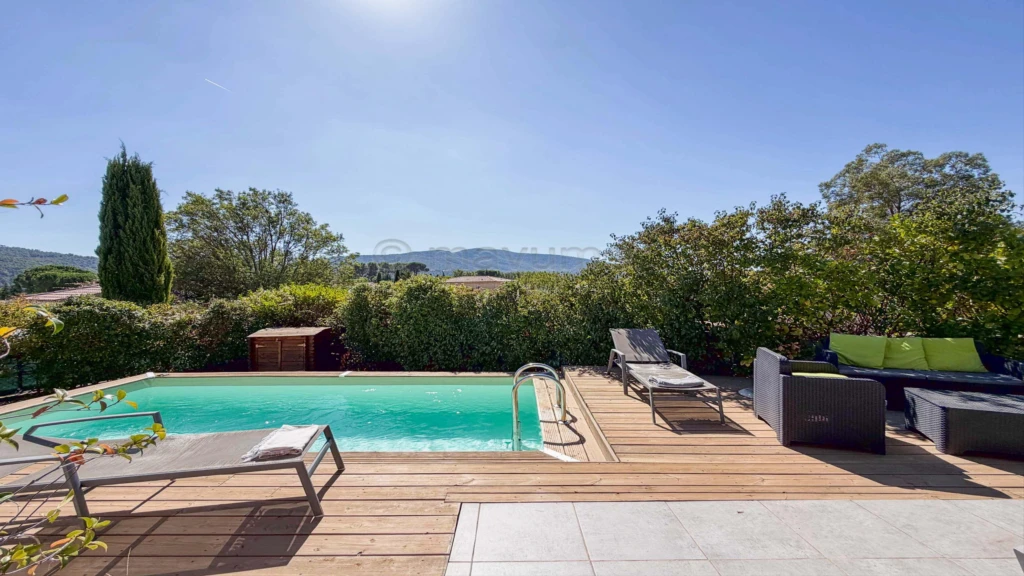 MAISON T4 LUMINEUSE AVEC PISCINE, GARAGE ET VUE DÉGAGÉE ? SAINT-ZACHARIE n°10