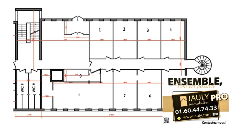 Plateau de 330 m2