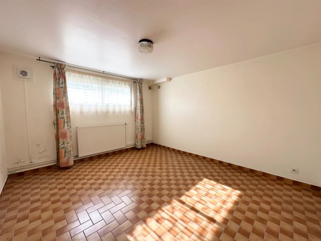 Sous-sol complet de 119 m²
