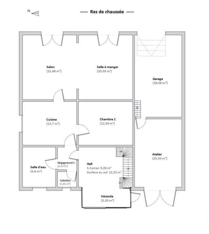 Plan 1er étage