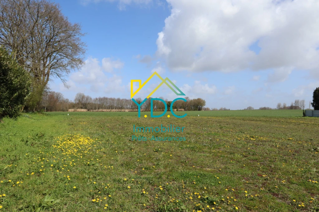 Terrain constructible 1144 m² viabilisé – Héricourt-en-Caux (76) – calme