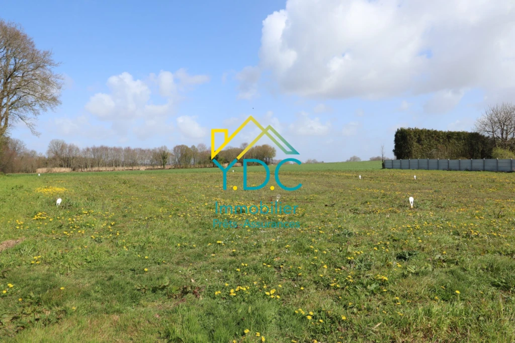 Terrain constructible 1144 m² viabilisé – Héricourt-en-Caux (76) – calme