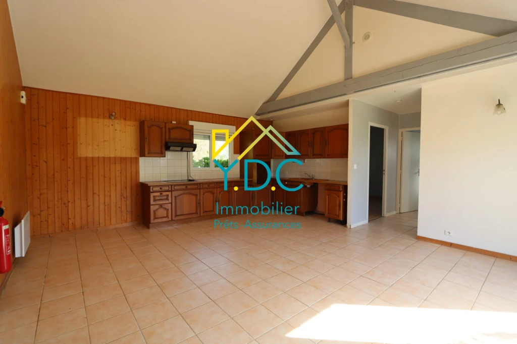 Chalet individuel - Piece de vie avec cuisine