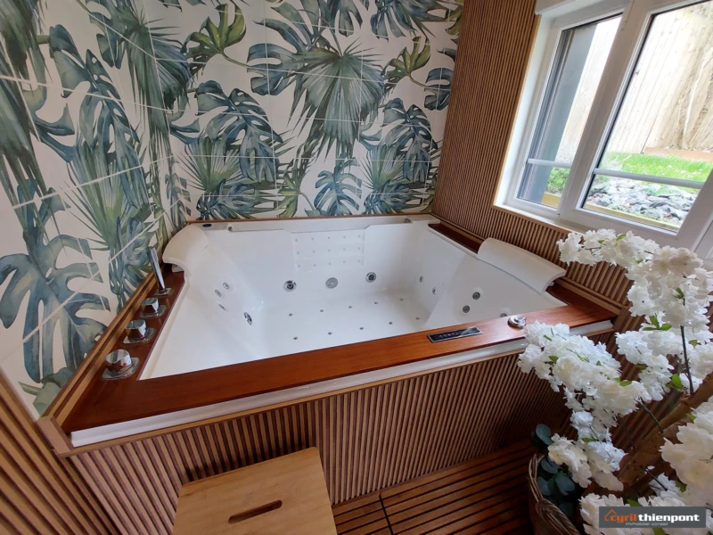 Baignoire balnéo