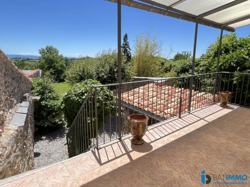 Maison principale (1er) : Terrasse Sud