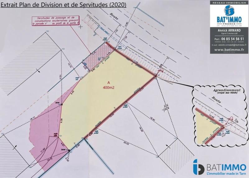 Extrait Plan de Division et de Servitudes