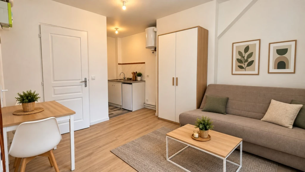 Studio meublé à louer 1