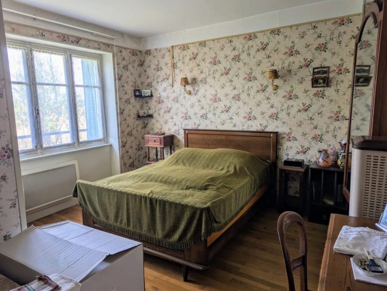 chambre avec parquet placard