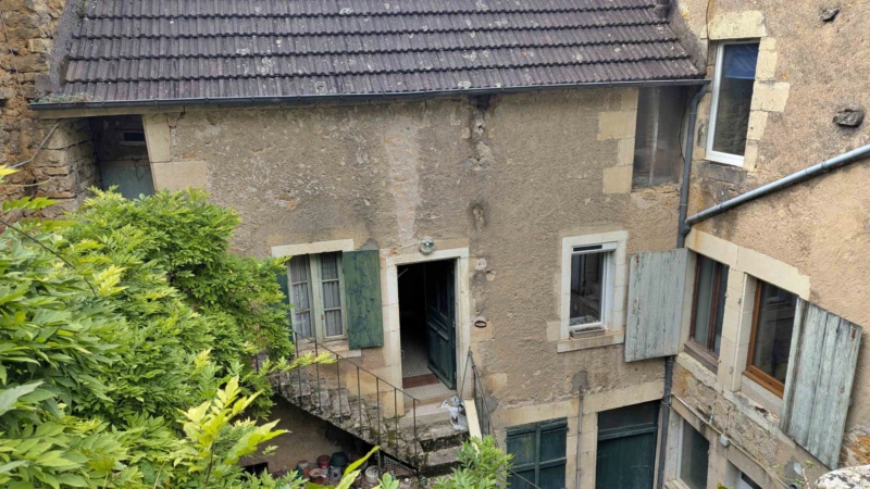 façade arrière des maisons