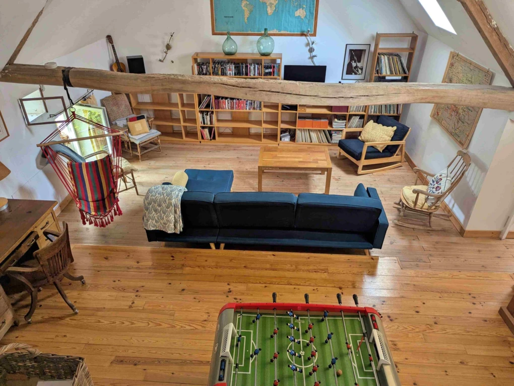 espace famille dans gîte à Merry sur Yonne