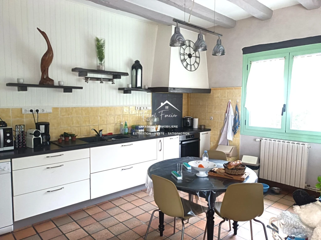 Cuisine ouverte sur espace séjour de 40 M2
