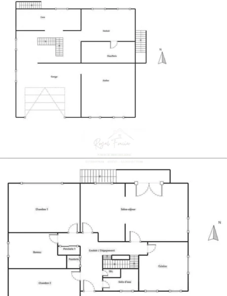 Façade arrière de la maison