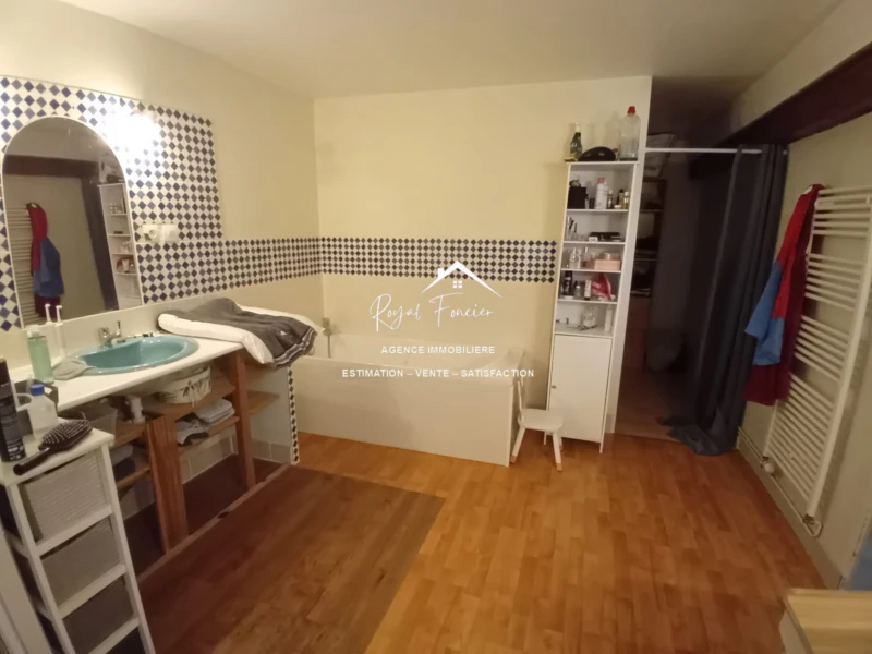 Salle d'eau (baignoire + douche)
