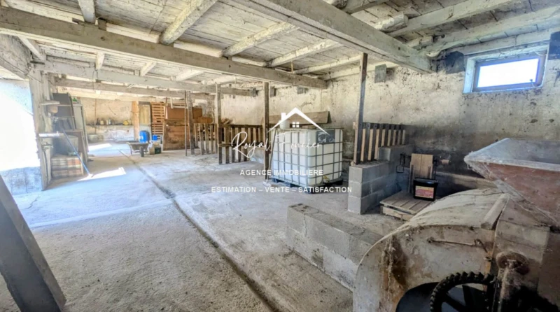 Grange de 58m² avec local chaufferie