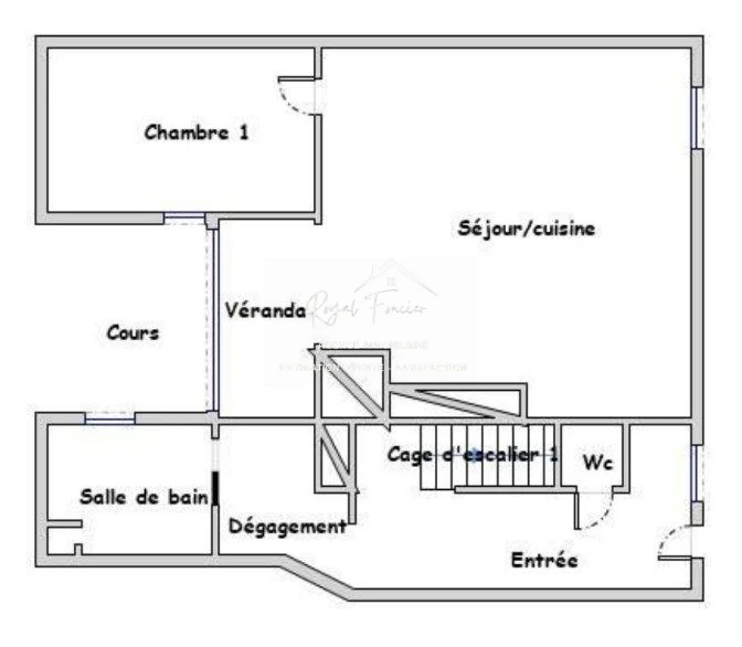 Grenier aménageable de 60 m2
