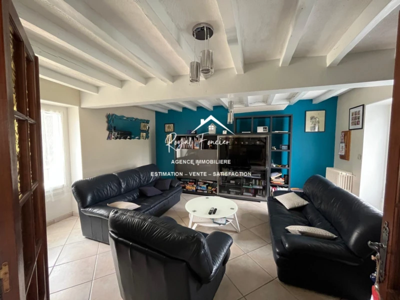 Entrée de 12 m2 avec sa cheminée