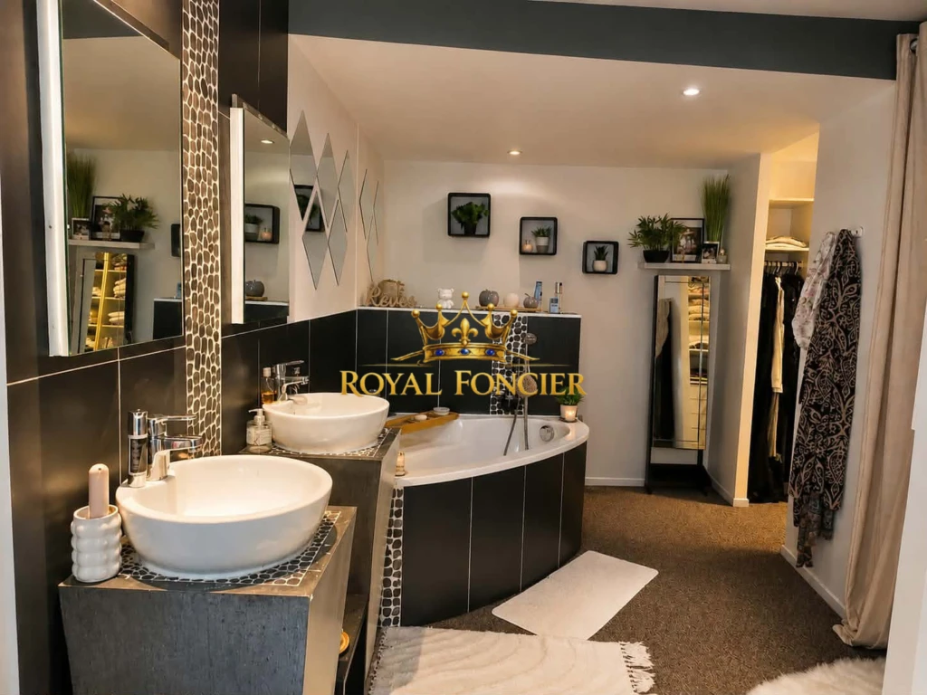 salle de bains avec WC privative