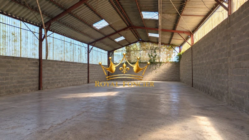 Hangar 160 m2 au sol