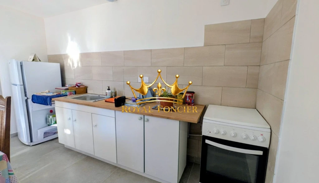 Séjour avec coin cuisine de 20m²