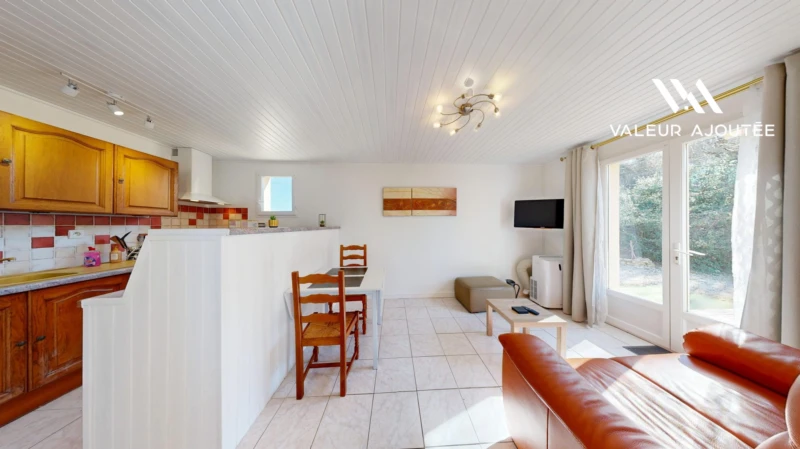Pièce de vie du 2 ème gîte
