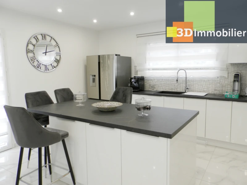 CUISINE AMÉRICAINE ÉQUIPÉE 19 m²