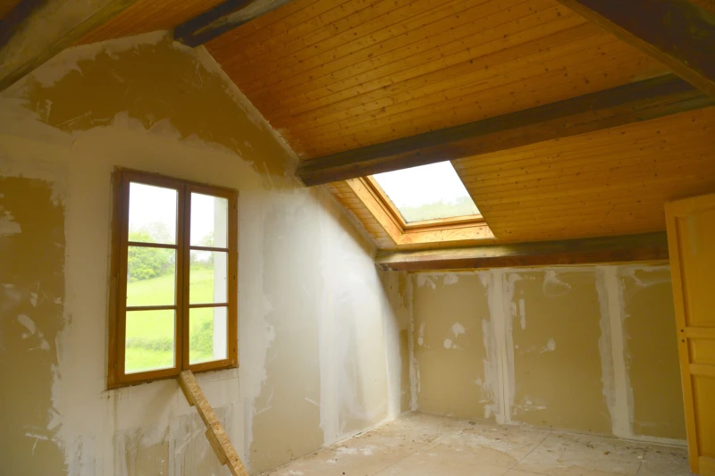 une des chambres à l'étage