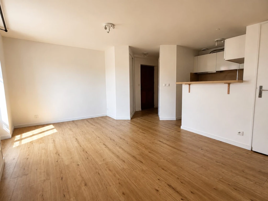 séjour appartement rénové Chevreuse