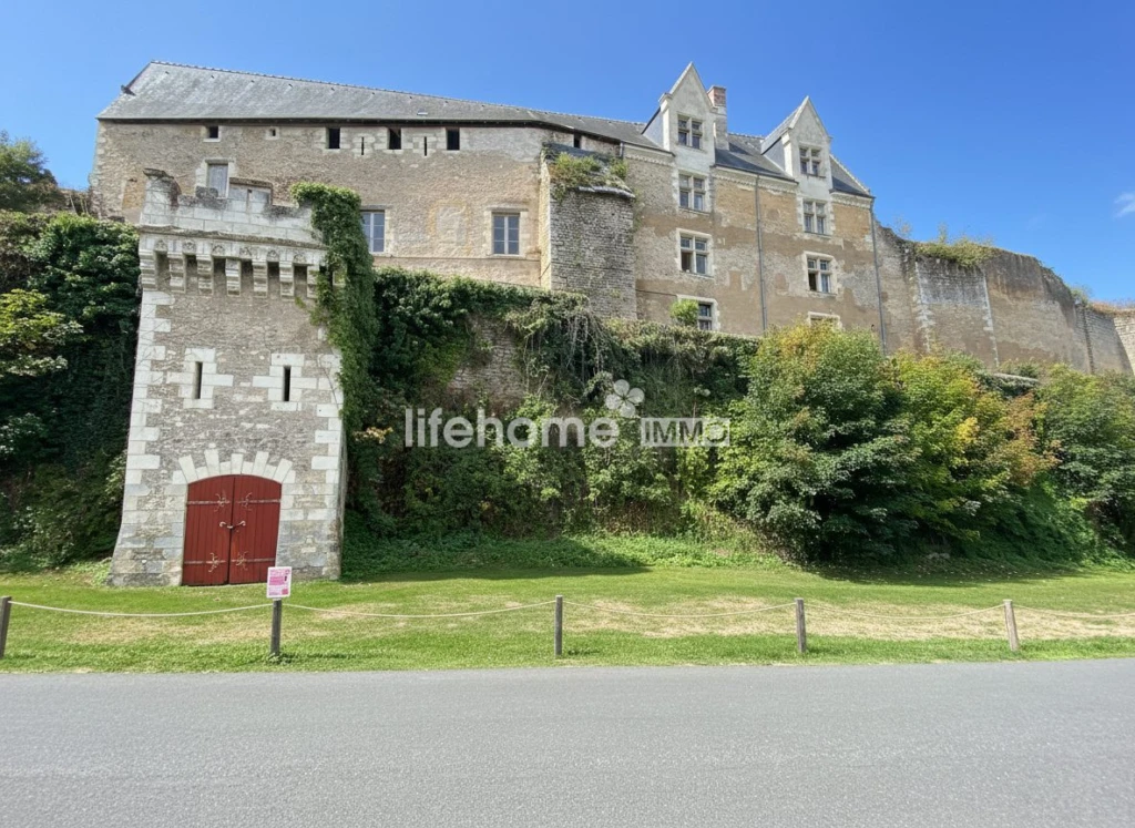 Château dans le village