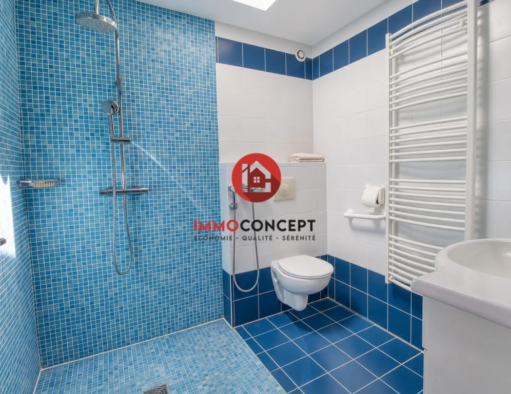 RdC: Salle d'eau privative avec WC