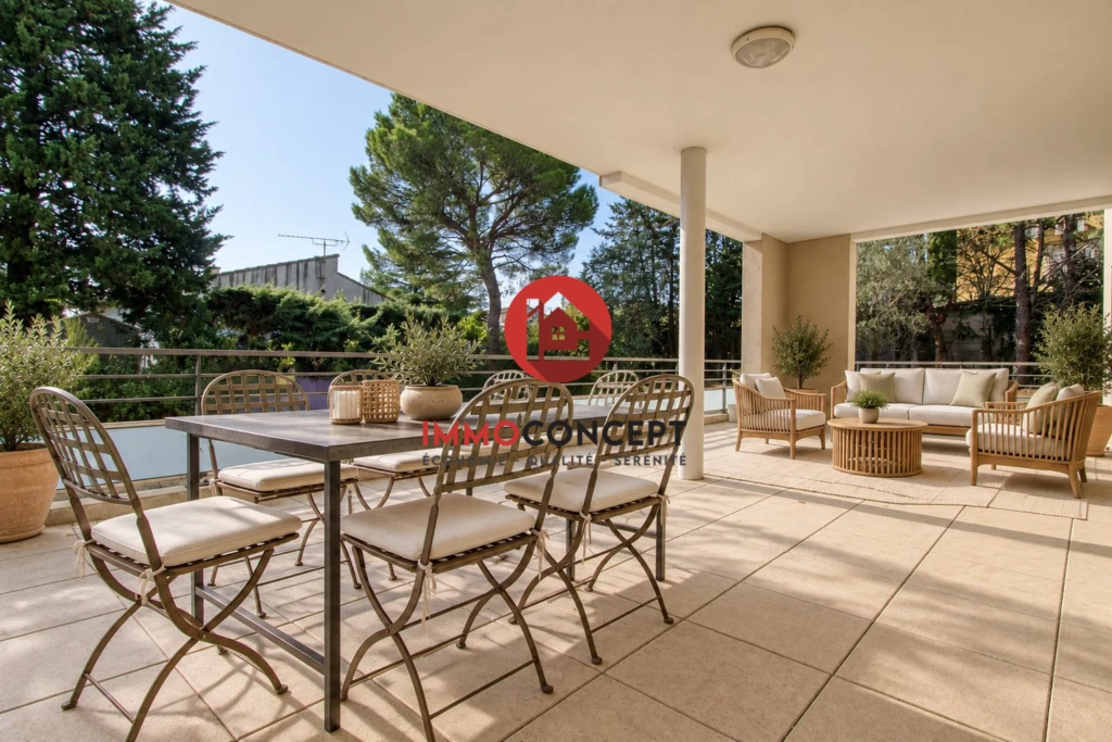 Terrasse 54m² sans vis à vis