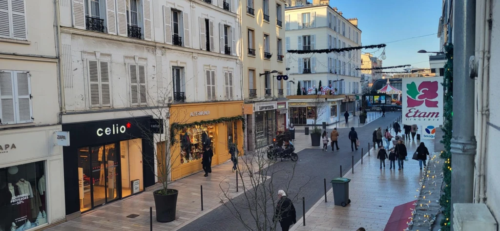 Vue sur la rue du Midi