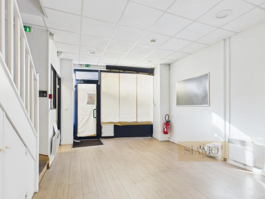 Accueil avec vitrine
