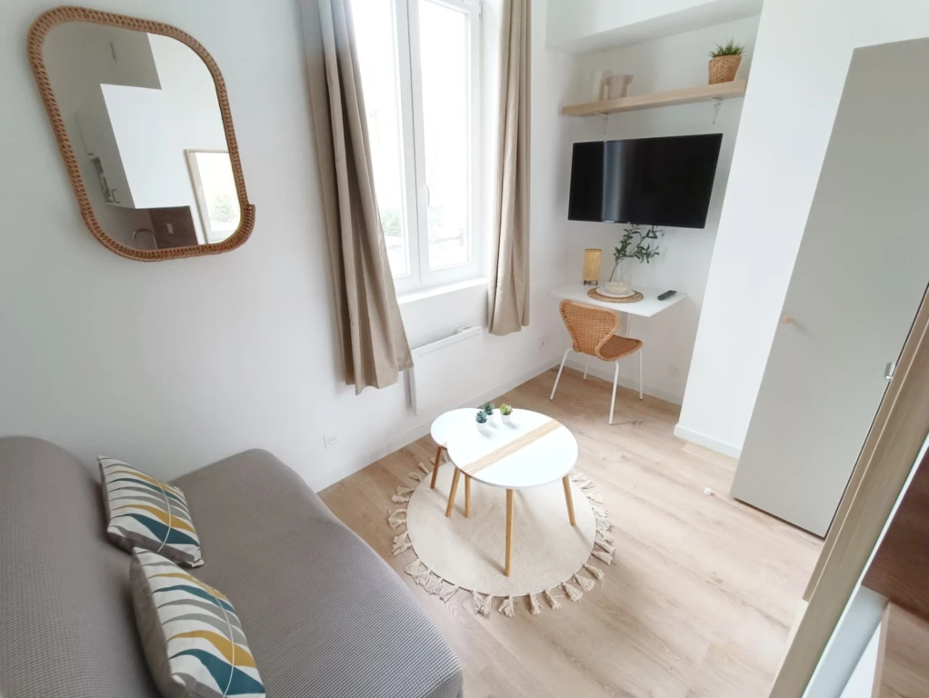 Studio meublé Amiens Henriville 9