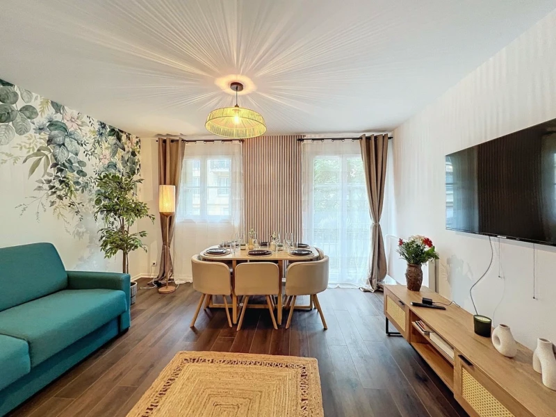 New renovated apartment just 1 min from train station RER Val D’Europe , free parking underground (loyer tout inclus) 5
