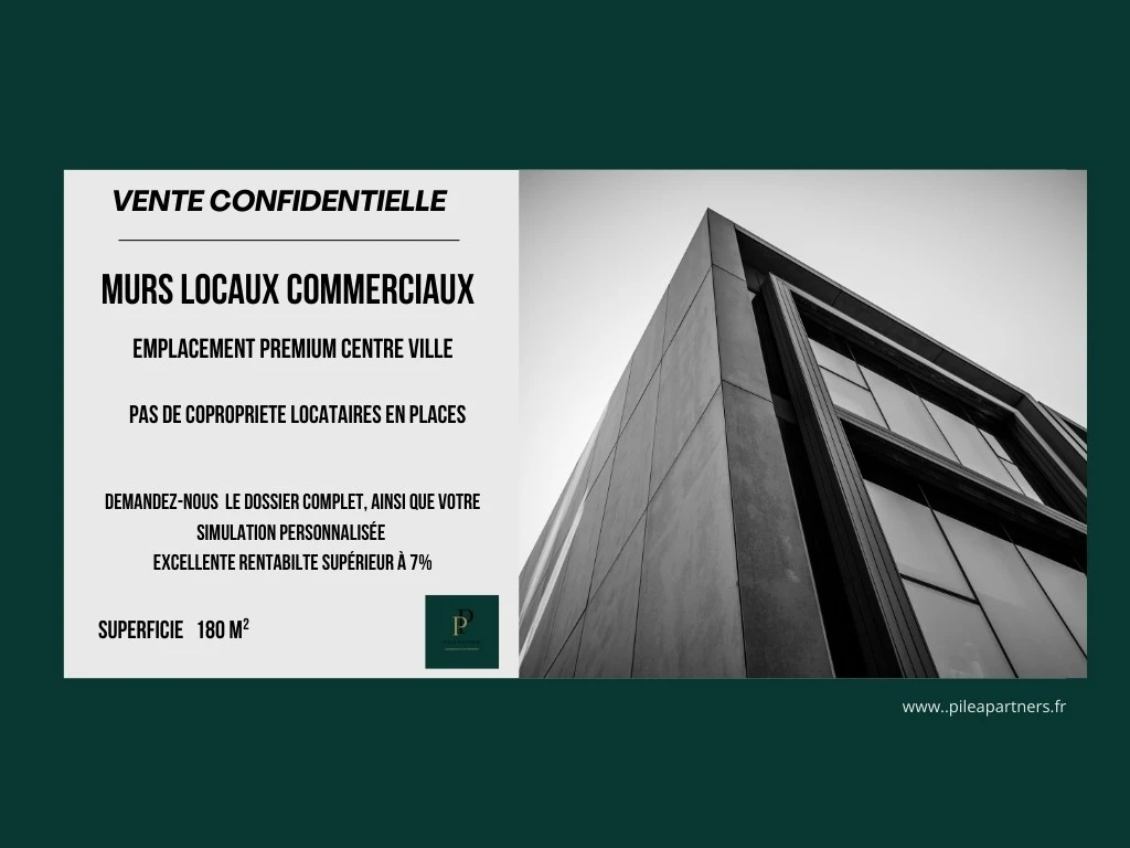 MURS LOCAUX COMMERCIAUX SPECIAL INVESTISSEURS 1