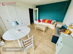 A LOUER T1 bis meublé avec parking 1