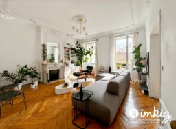 Appartement 94m² avec parquet moulures cheminée 2