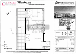 JUVIGNAC T2 48M2 TERRASSE SUR GOLF RECENT 2