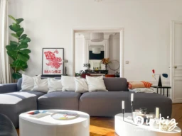 Appartement 94m² avec parquet moulures cheminée 1