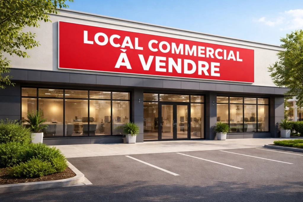 Local 130m2 + appartement T6 + garage 1