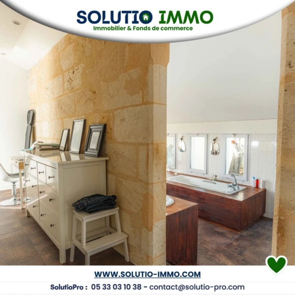 MAISON DE CARACTERE COUP DE CŒUR BOURG SUR GIRONDE 11