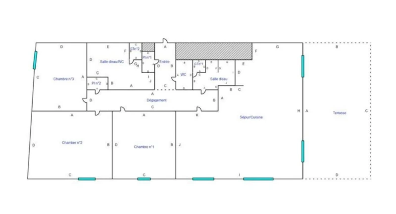 Appartement 4 pièces 3 chambres 91m² Terrasse 35m² 12